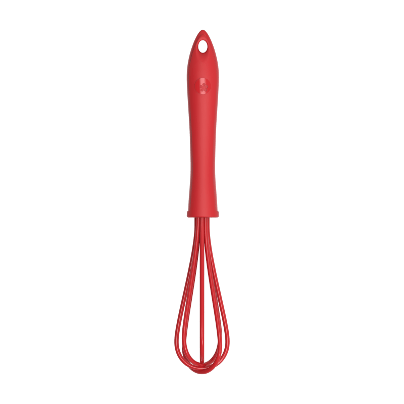KOBL - 22933.04 - Schneebesen 19cm, KochBlume, Silikon, Edelstahl, Kunststoff, rot