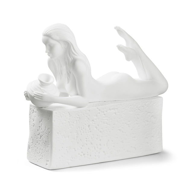 67900841 - Spring Copenhague - Figurine en porcelaine 'Signe du zodiaque Verseau, féminin'