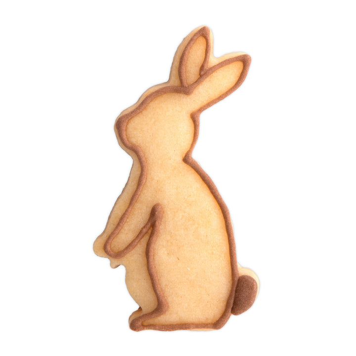 STA - 217295 - Städter, Ausstechform Hase auf Karte, Edelstahl, 6,0cm