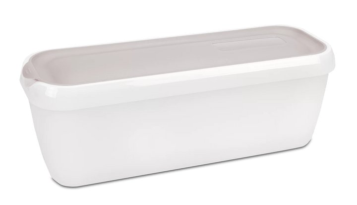 STA - 850019 - Städter, Eisbehälter grau "fresch &amp; cool" für Speiseeis doppelwandig, 1300ml