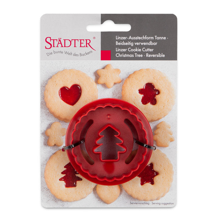 ST - 954114 - Städter, Linzer - Ausstecher Tannenbaum gewellt, doppelseitig