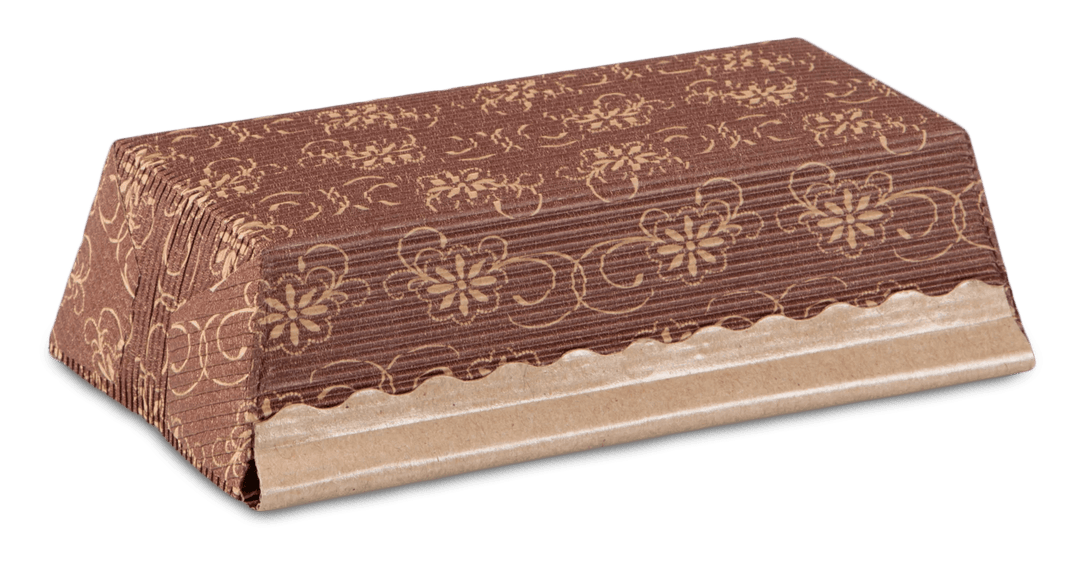 ST - 903807 - Städter, Papier - Backform Kastenform 4 Stück, Farbe braun, 18 x 9cm / H3,5cm