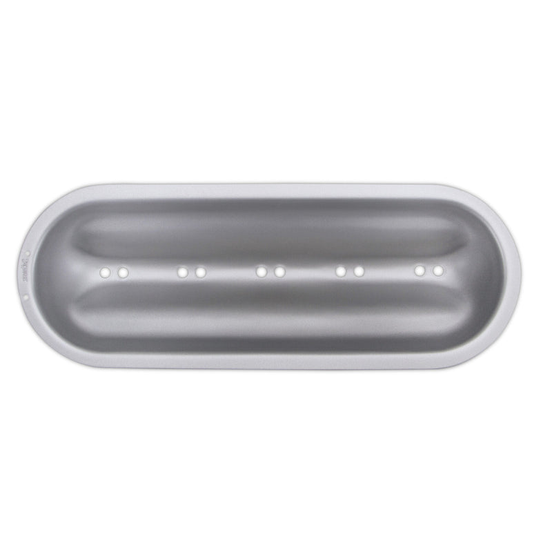 ST - 661479 - Städter 'Stollenbackhaube Metall Silber 37x12/6,5cm'
