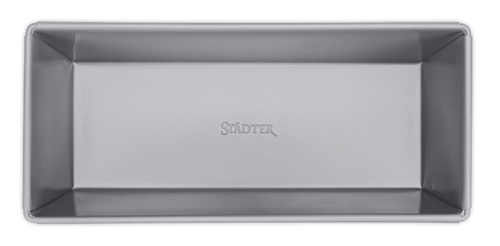 STA-661608 - Städter "We Love Baking" Kastenform Metall Silber, Füllmenge 1500ml