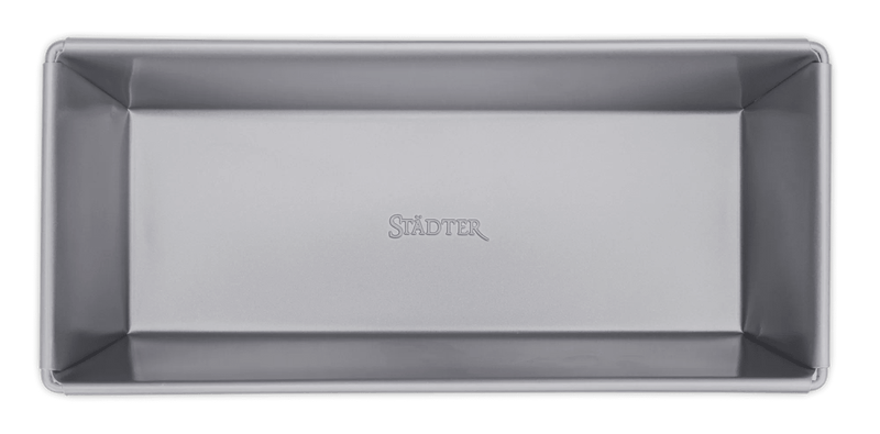 STA-661608 - Städter "We Love Baking" Kastenform Metall Silber, Füllmenge 1500ml