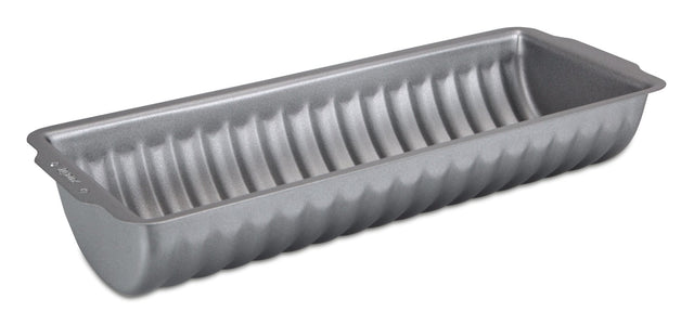 ST - 661448 - Städter 'WE - LOVE - BAKING - Rehrückenform Metall Silber 30x11cm/H6cm(1500ml)