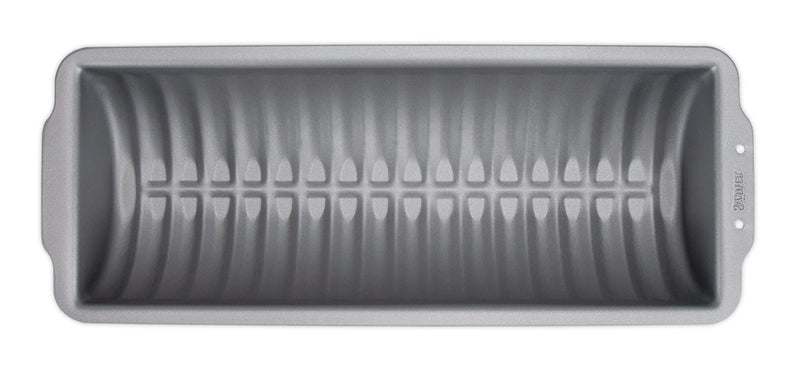 ST - 661448 - Städter 'WE - LOVE - BAKING - Rehrückenform Metall Silber 30x11cm/H6cm(1500ml)