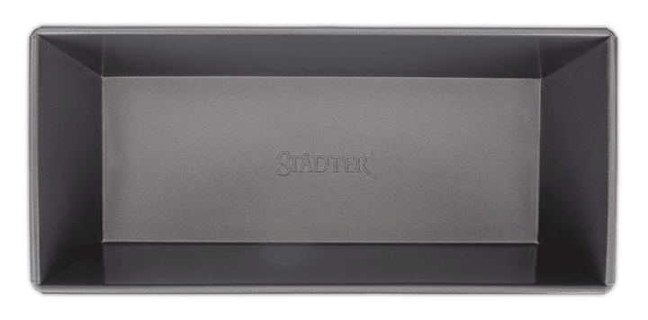STA-662049 - Städter, Kastenform "Simply Bake" Grau, 25,5cm x 11,5cm, Inhalt 2000ml