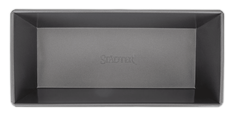 STA-662049 - Städter, Kastenform "Simply Bake" Grau, 25,5cm x 11,5cm, Inhalt 2000ml