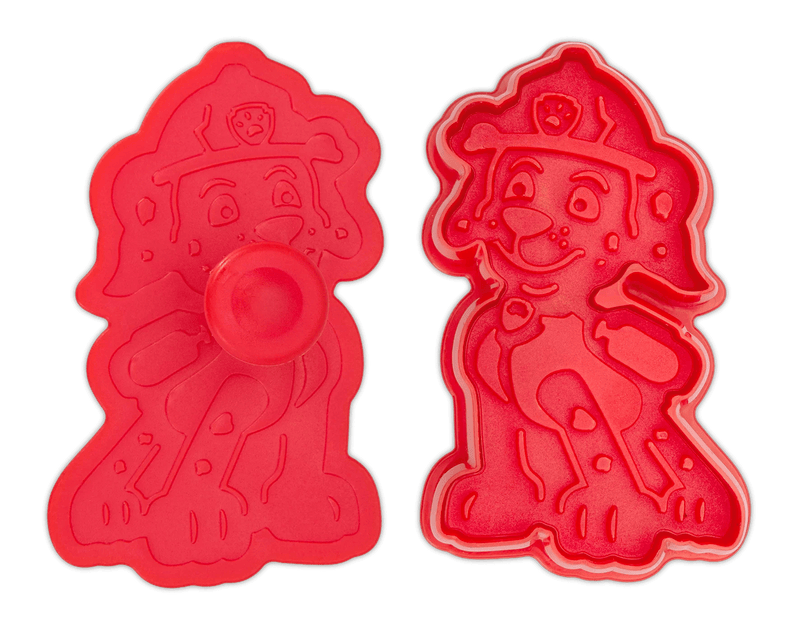 ST-168046 - Städter, Präge-Ausstecher mit Auswerfer Paw Patrol 'Abzeichen Marshall' 7,5cm