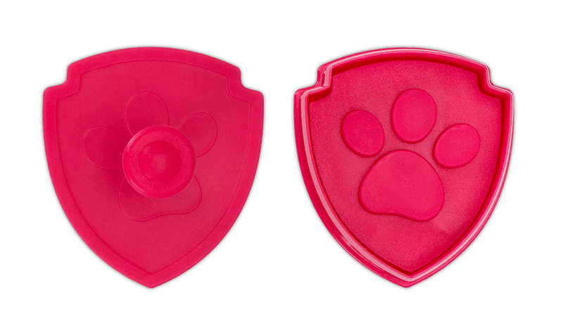 ST-168022 - Städter, Präge-Ausstecher mit Auswerfer Paw Patrol 'Abzeichen Pfote' 5,5cm
