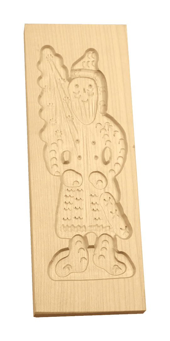STA-844018 - Städter, Spekulatius-Model Weihnachtsmann aus Ahorn, 9x25cm