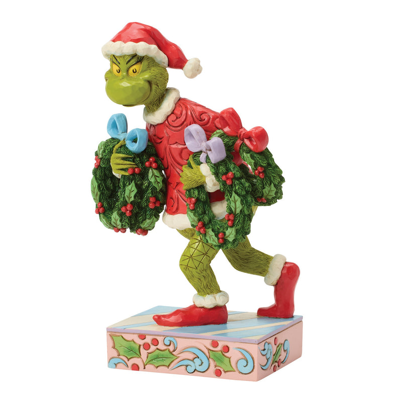 6018963 - The Grinch, geht Kränze stehlen - 20,5cm, Jim Shore 2026