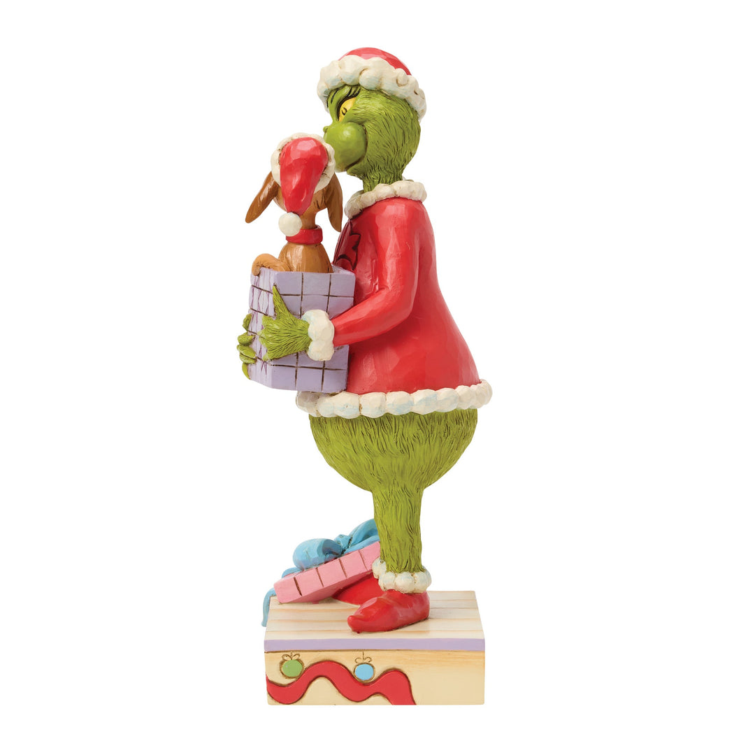 6018957 - The Grinch, gift with popping-out Max - 24cm, Jim Shore 2026