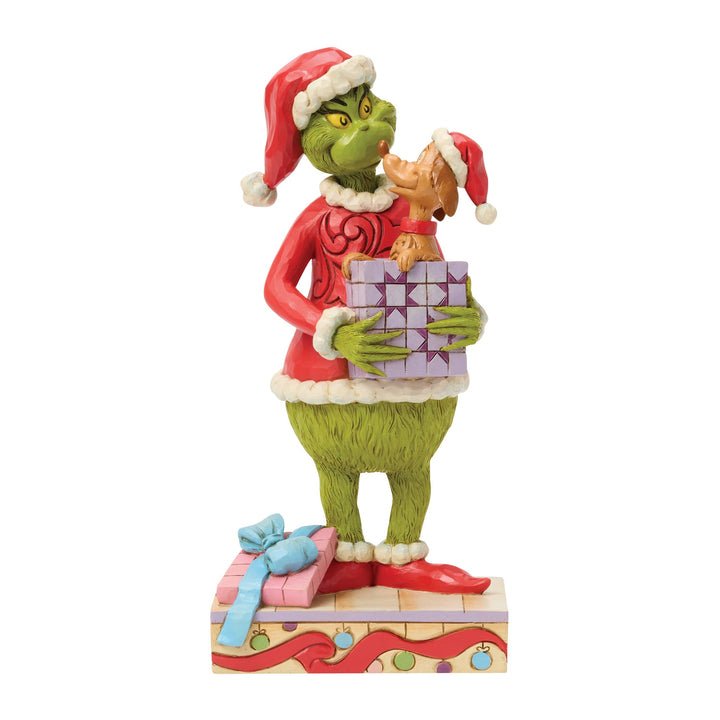 6018957 - The Grinch, gift with popping-out Max - 24cm, Jim Shore 2026