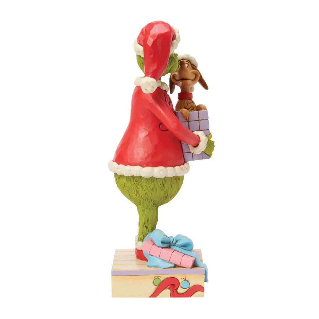 6018957 - The Grinch, gift with popping-out Max - 24cm, Jim Shore 2026