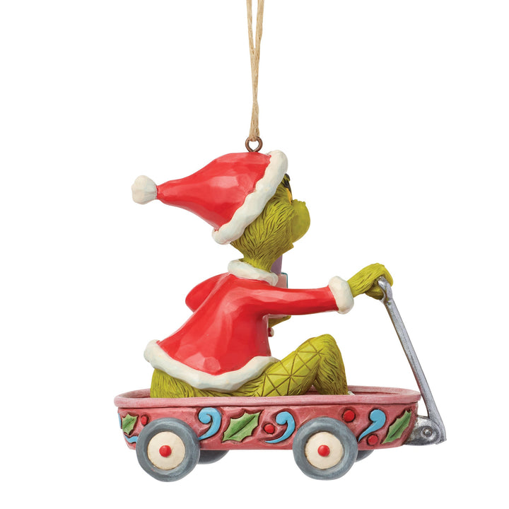 6018965 - The Grinch, in a hanging cart - Ornament - 9.5cm Jim Shore 2026