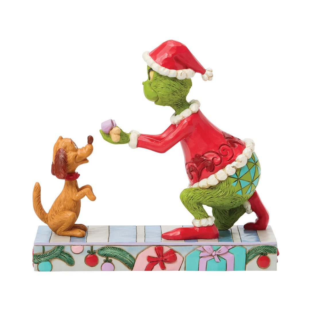 6018964 - The Grinch, Max einen Knochen geben - 15cm, Jim Shore 2026
