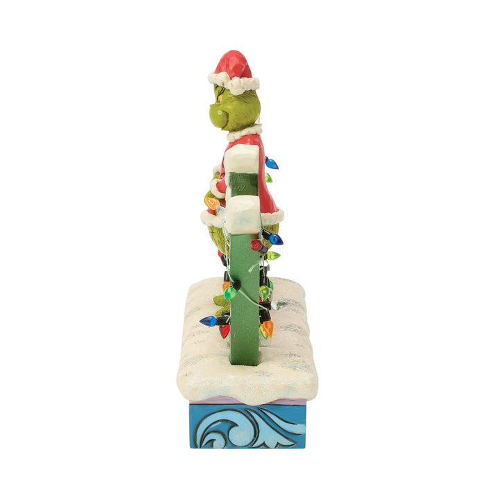 6018954 - The Grinch, with Grinchy Sign - 15cm Jim Shore 2026