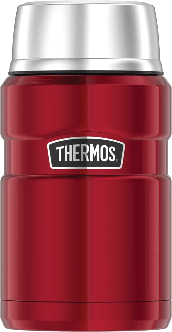 THE - 4001248071 - Thermos Isolier Speisegefäß Food Jar cranberry red poliert, 0,7L