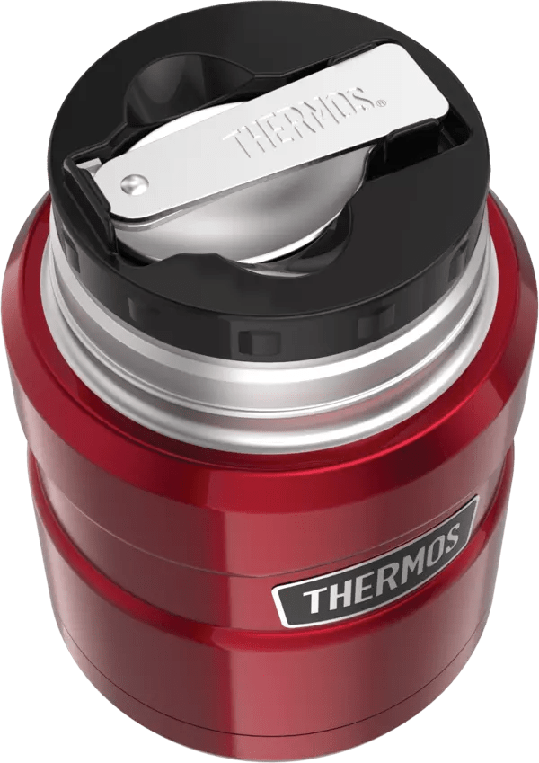 THE - 4001248071 - Thermos Isolier Speisegefäß Food Jar cranberry red poliert, 0,7L