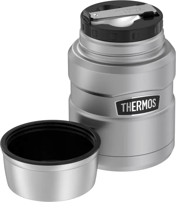 THE - 4001205047 - Thermos, Isolier Speisegefäß King, stainless steel 0,47 L