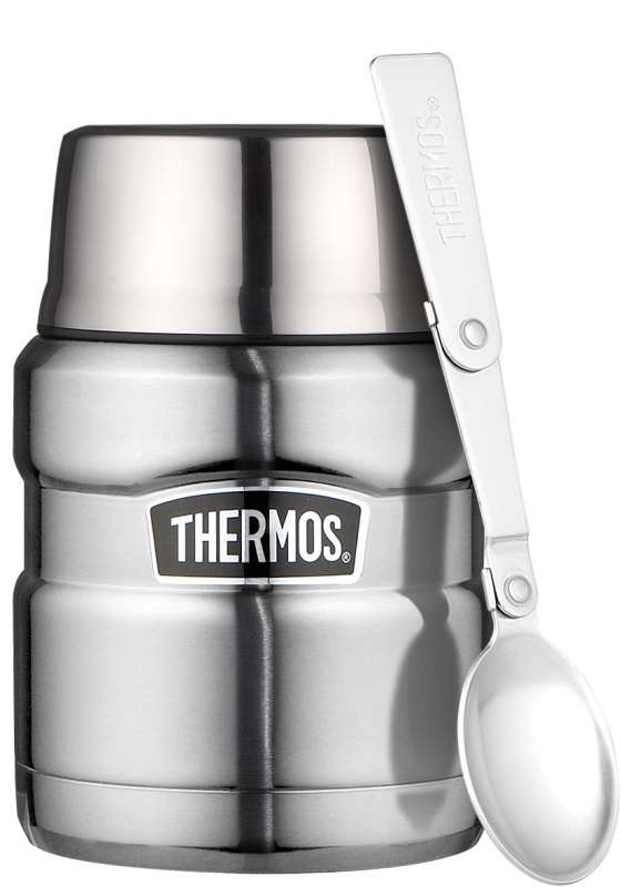 THE - 4001205047 - Thermos, Isolier Speisegefäß King, stainless steel 0,47 L