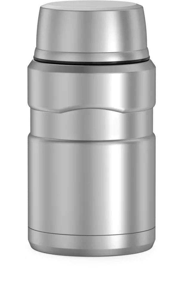 THE - 4001205071 - Thermos, Isolier - Speisegefäß King, Stainless steel mat, 0,71L
