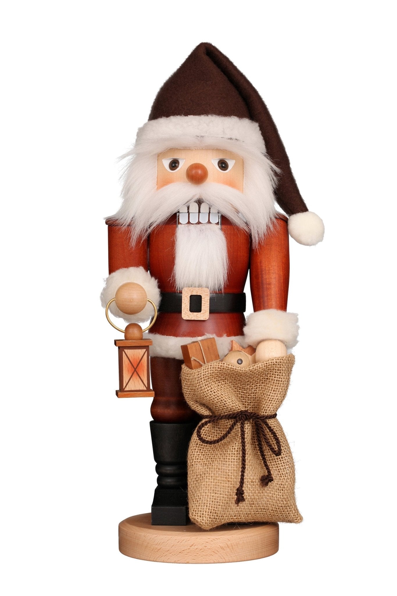 ULB - 32968 - Ulbricht Casse-noisette 'Père Noël avec lanterne naturel - 41,5 cm' 2022