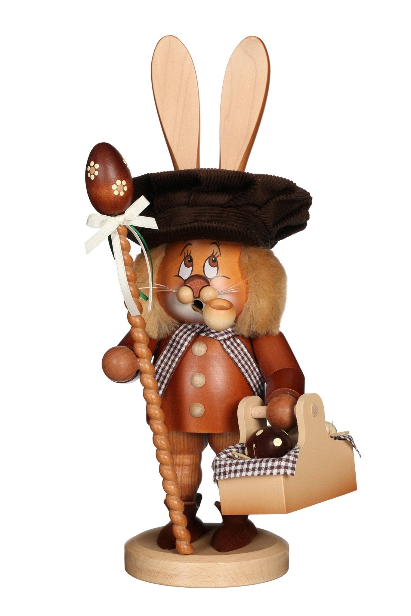 ULB - 010701 - Ulbricht Räuchermann 'Wichtel Hase mit Eierkorb - 36cm' 2011