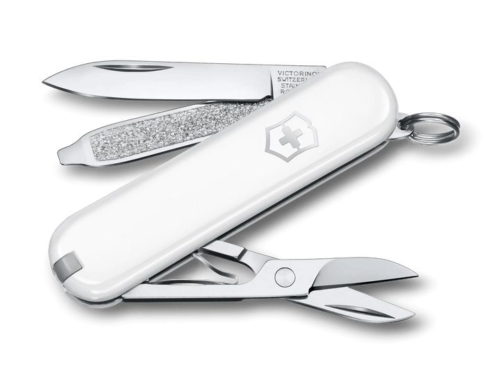 VX0.6223.7G - Victorinox Classic SD, 58 mm, Taschenmesser Falling Snow mit 7 Funktionen