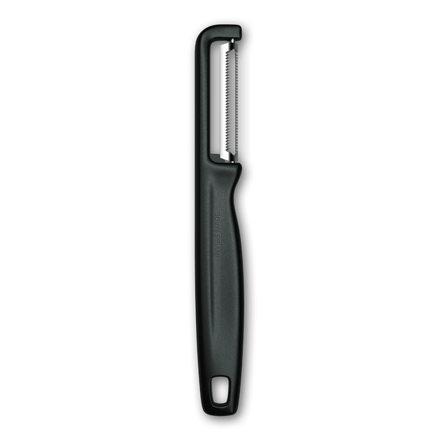VX6.0943.3 - Victorinox, gezackter Iota Schäler, Farbe schwarz