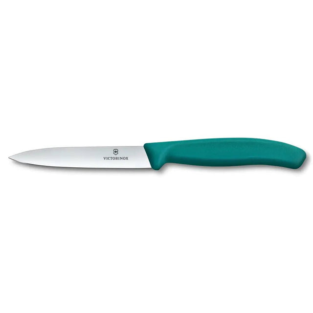 VX6.7704.C1 - Victorinox, Swiss Classic, Groentemes 10 cm, recht, middelpuntig, groen