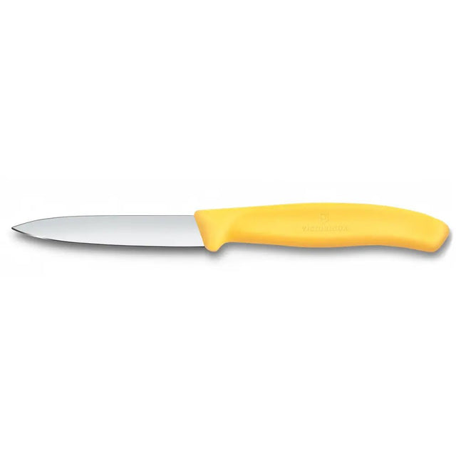 VX6.7608.C1 - Victorinox, Swiss Classic, Gemüsemesser, 8cm, gerade, Mittelspitz, gelb