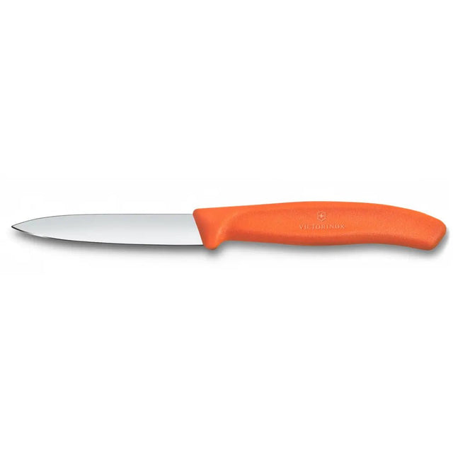 VX6.7609.C1 - Victorinox, Swiss Classic, Gemüsemesser, 8cm, gerade, Mittelspitz, orange
