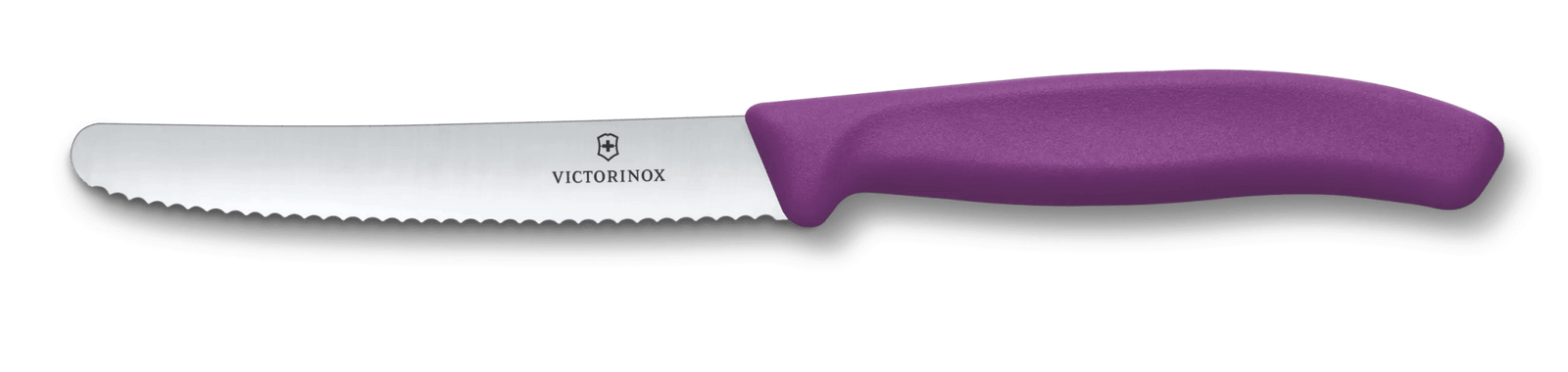 VX6.7835.C1 - Victorinox, Swiss Classic, Tomaten & Tafelmesser, 11cm, Wellen, violett