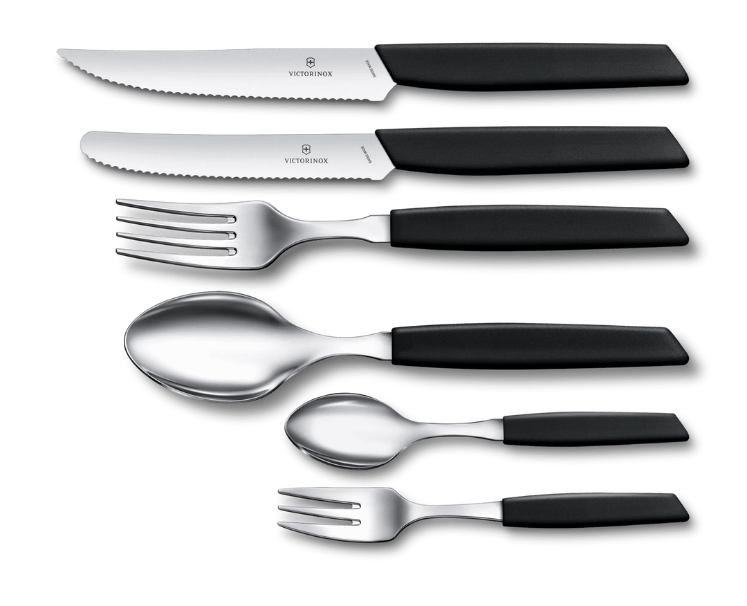 VX6.9003.12W - Victorinox, Swiss Modern biffkniv svart