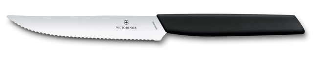 VX6.9003.12W - Victorinox, Swiss Modern Steakmesser schwarz