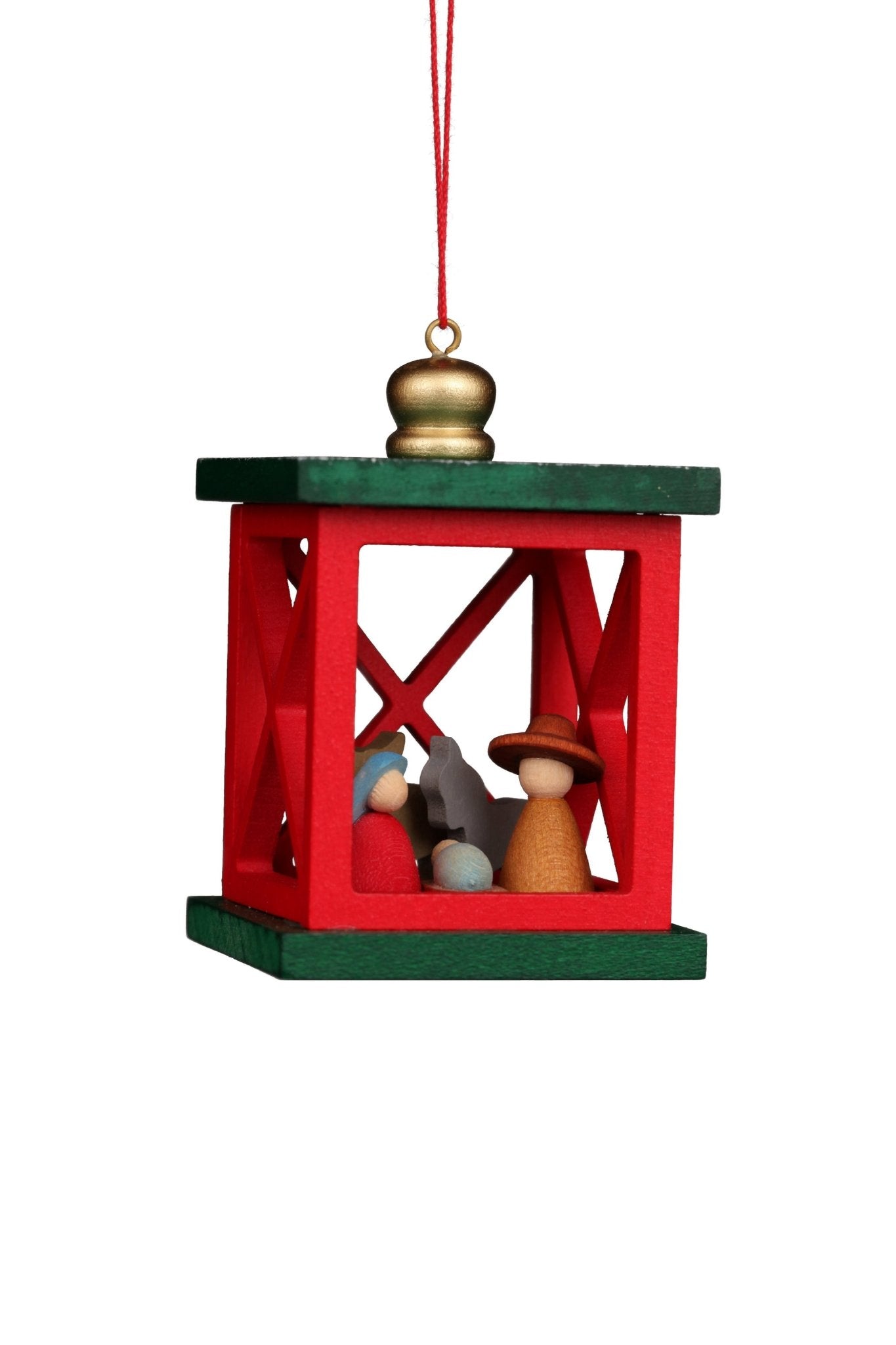 ULB-100933 - Weihnachtslaterne mit Krippe, Baumbehang, Ulbricht - 6.8cm' 2024