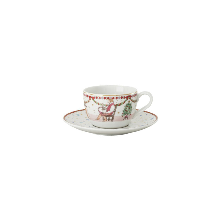 02476-727522-14765 - Weihnachtsschmaus, Cappuccinotasse 2-tlg., Hutschenreuther 2026