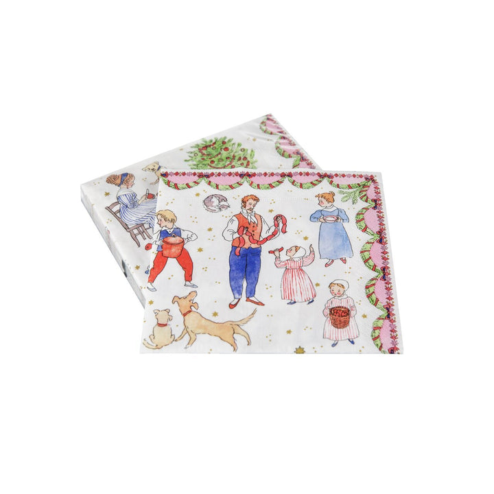 02433-727522-05214 - Weihnachtsschmaus, Servietten 33x33cm 20 Stück, Hutschenreuther 2026