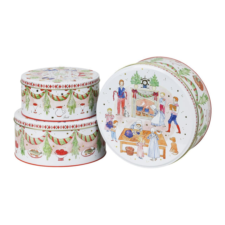 02426-727522-05583 - Weihnachtsschmaus, Set 3 Plätzchendosen, Hutschenreuther 2026