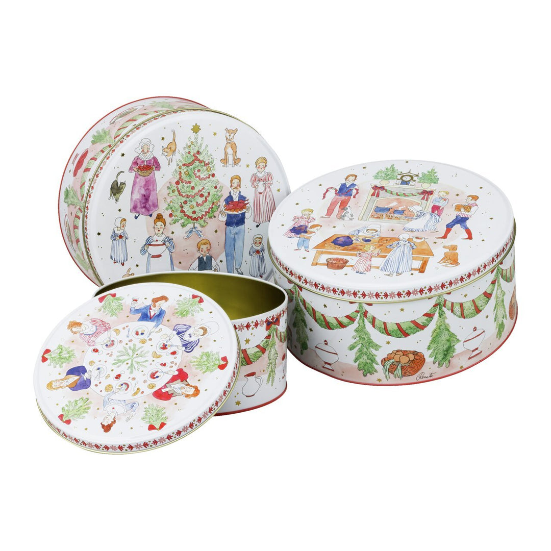 02426-727522-05583 - Weihnachtsschmaus, Set 3 Plätzchendosen, Hutschenreuther 2026