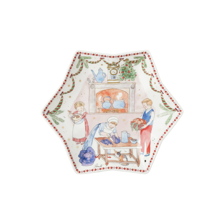 02473-727522-25381 - Weihnachtsschmaus, Sternschale 24 cm, Hutschenreuther 2026