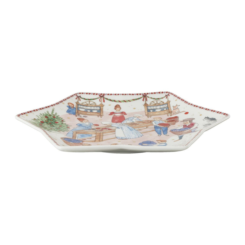 02473-727522-25384 - Weihnachtsschmaus, Sternschale 34 cm, Hutschenreuther 2026