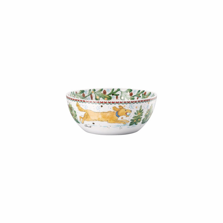 02476 - 727496 - 15455 - Weihnachtsspiele, Müslischale 15 cm, Hutschenreuther 2025