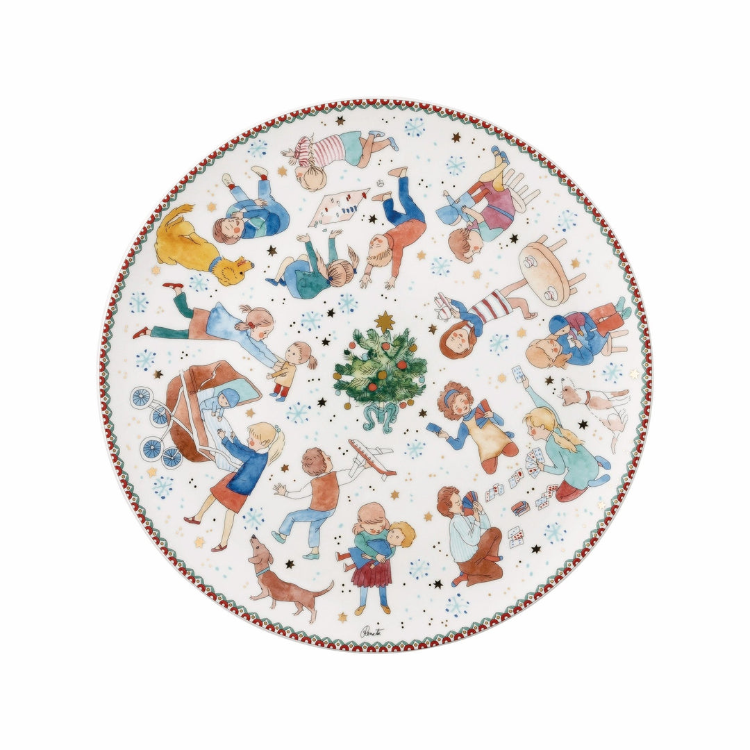 02471 - 727496 - 12784 - Weihnachtsspiele, Plätzchenteller 28cm, Hutschenreuther 2025