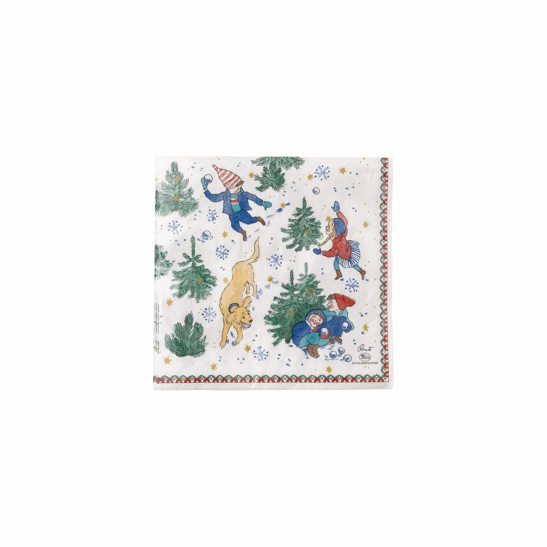 02433 - 727496 - 05214 - Weihnachtsspiele, Servietten 33x33/20, Hutschenreuther 2025