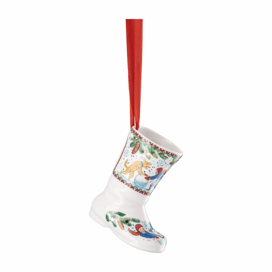 02249 - 722744 - 27830 - Weihnachtsstiefel 25, Porzellanstiefel limitiert, Hutschenreuther 2025