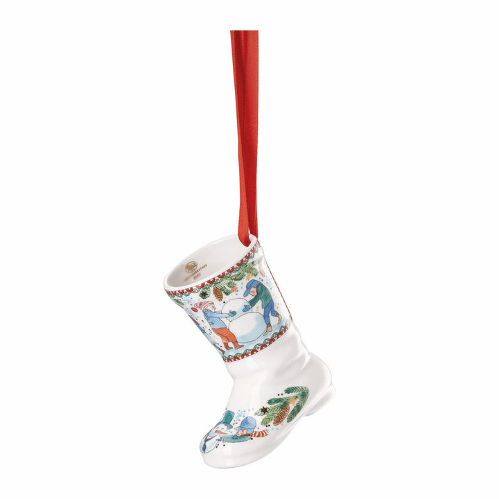 02249 - 722744 - 27830 - Weihnachtsstiefel 25, Porzellanstiefel limitiert, Hutschenreuther 2025